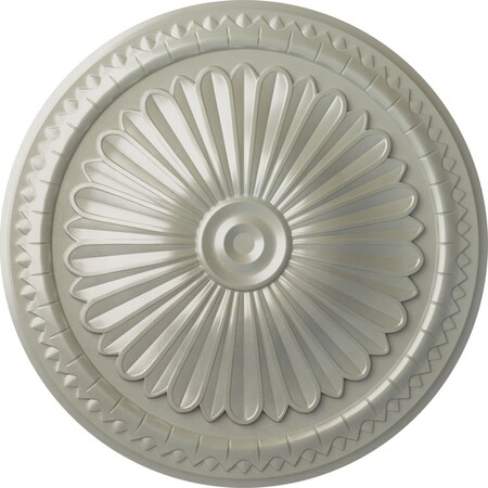 Alexa Ceiling Medallion (Fits Canopies Up To 3), Hand-Painted Flash Copper, 15OD X 1 3/4P